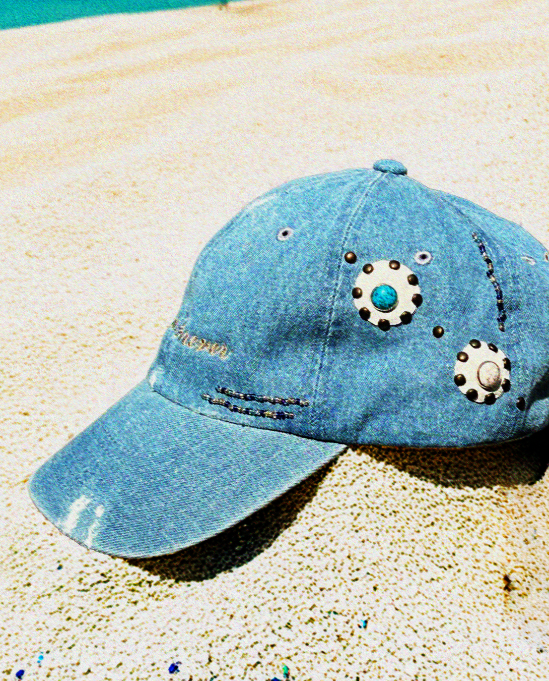 Denim Cap - Stones