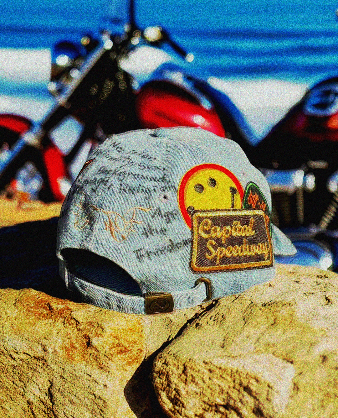 Denim Cap - Graffiti