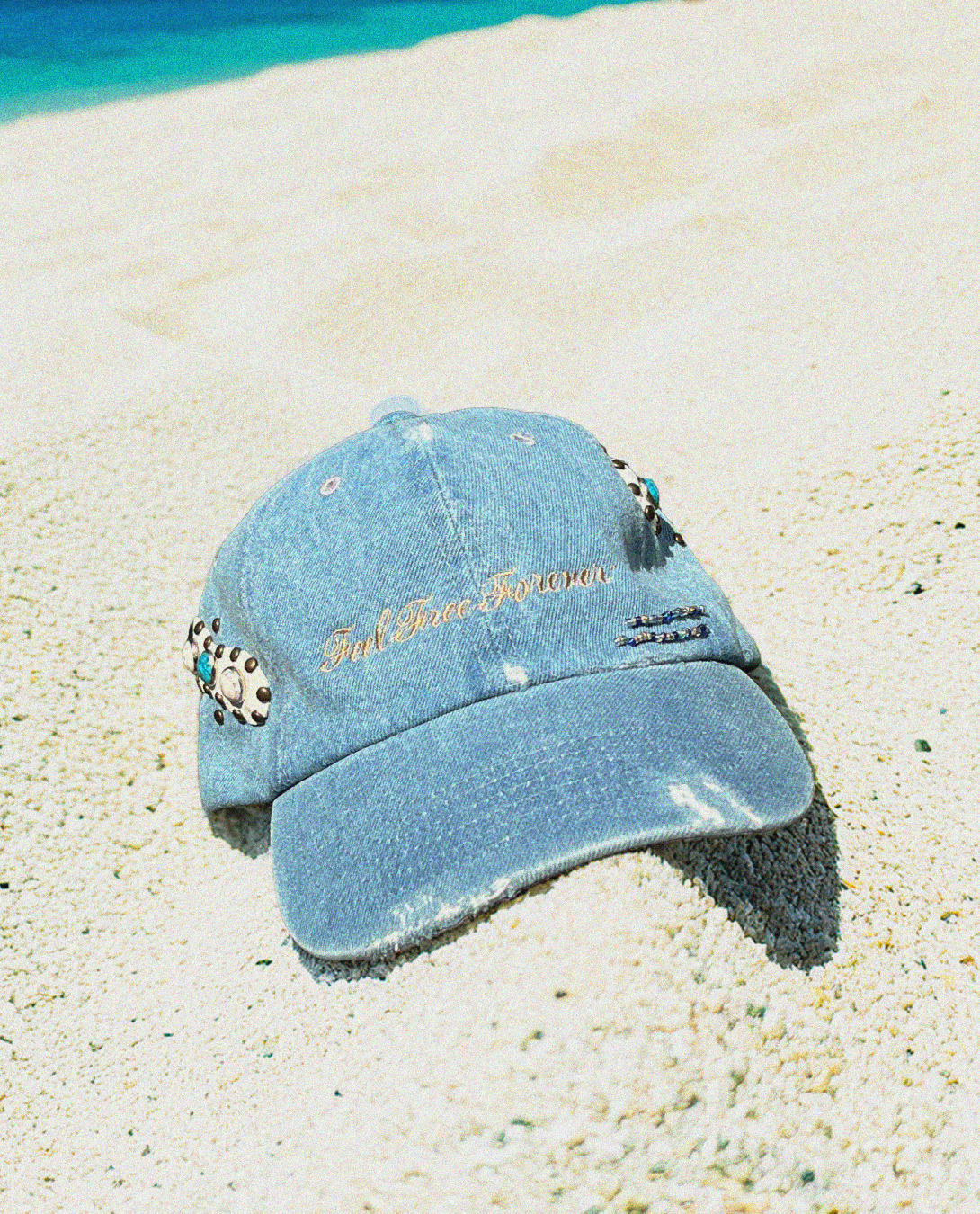 Denim Cap - Stones