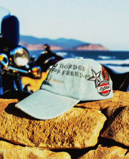 Denim Cap - Graffiti