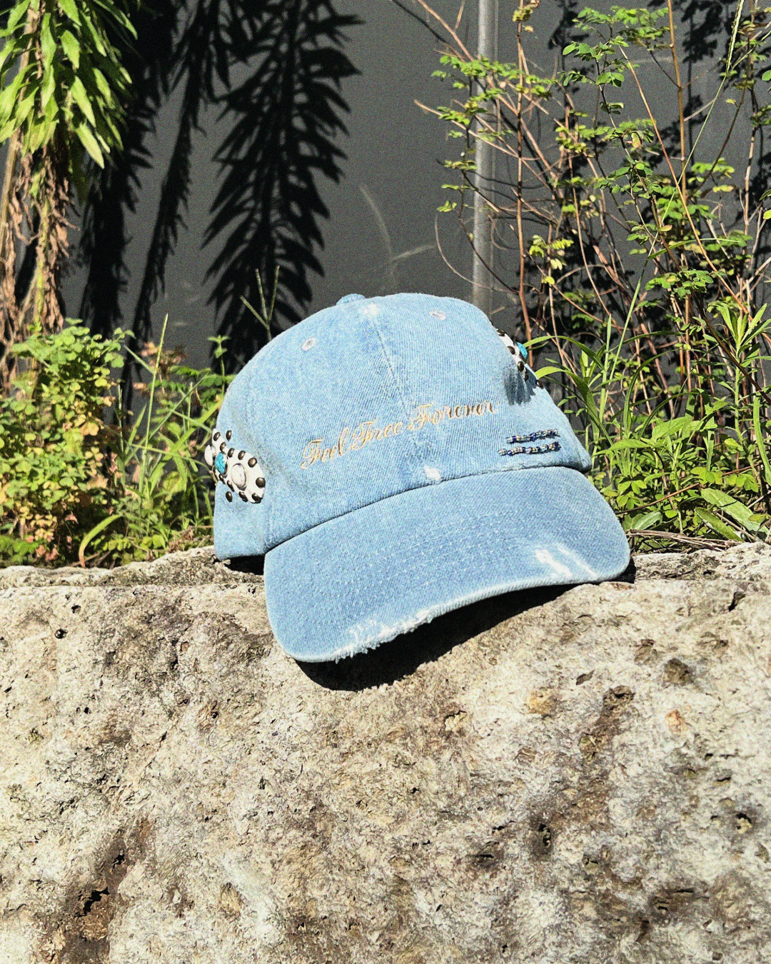 Denim Cap - Stones